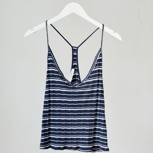 NWOT Razor back, striped tank top